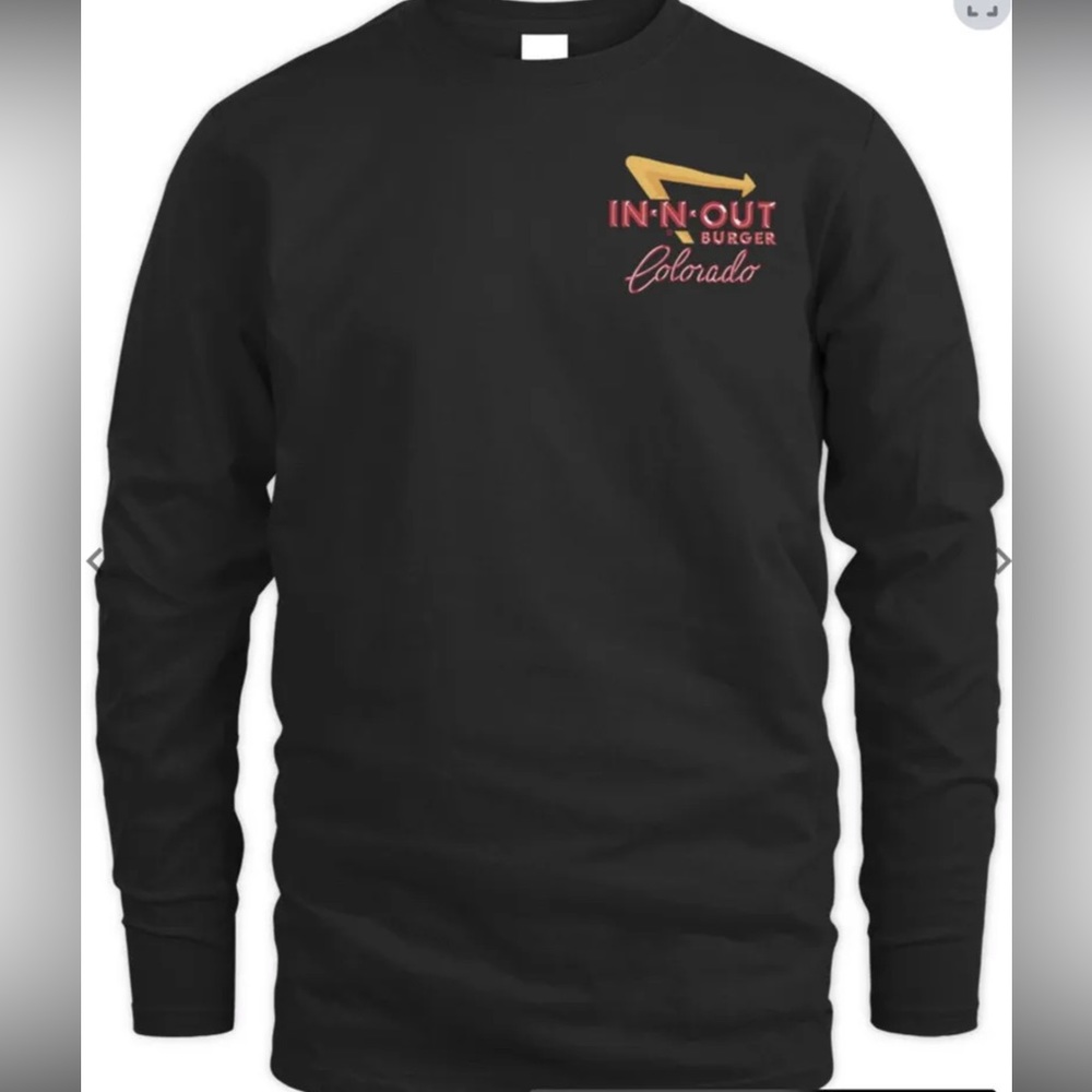 In n Out T-shirt Colorado size Medium